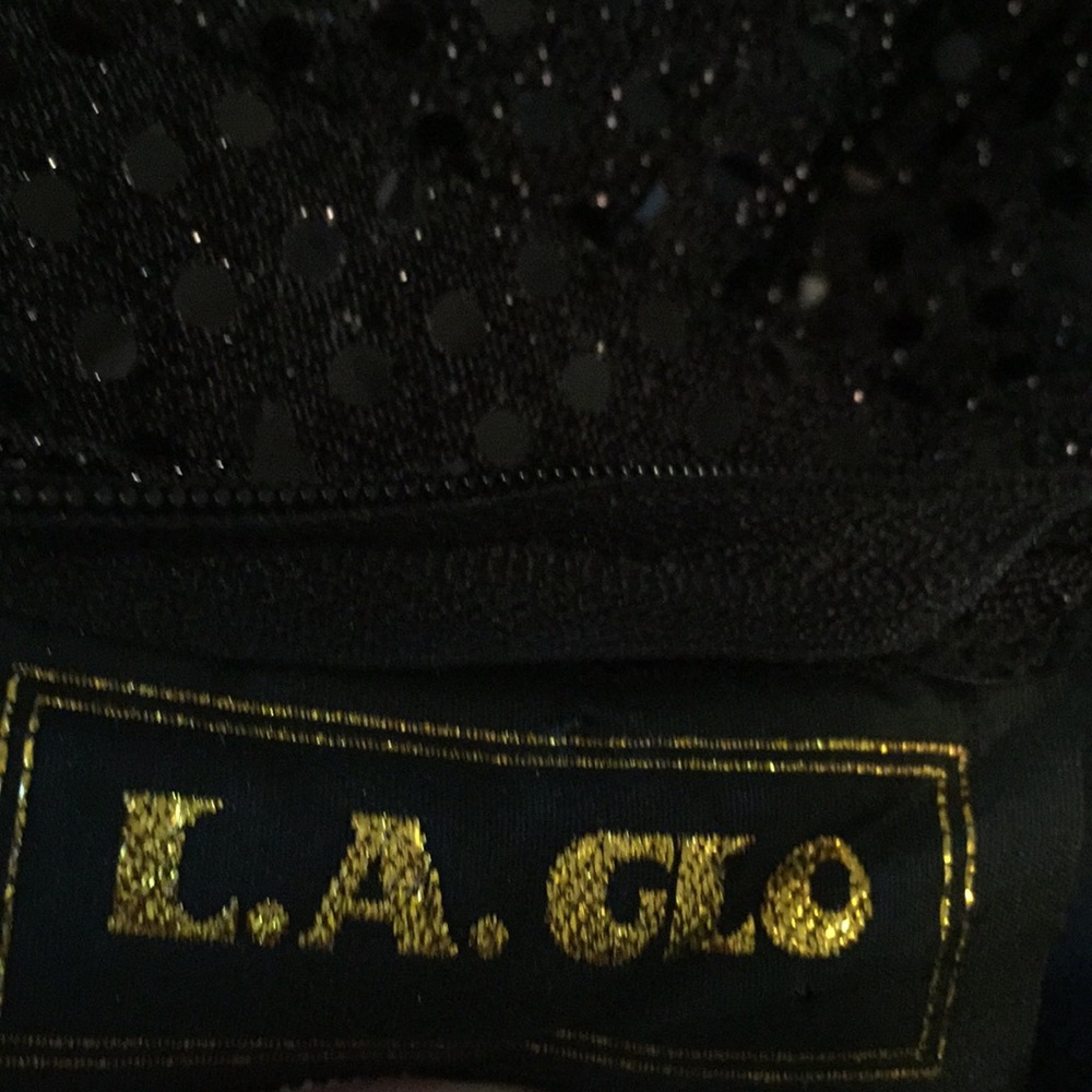 L.A GLO, Evening sequins dress size 9/10 - Picture 5 of 6